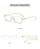 New Vintage Sunglasses Men Women Trendy Eyewear High Quality Rectangle Sun Glasses UV400 Shades Eyepiece Small Square Glasses