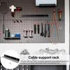 Wall-Mounted Cable Hanger Organizer 20 Slots Studio Storage Holder Cable Organizer for Guitar/Euro Rack/Computer Music Cables