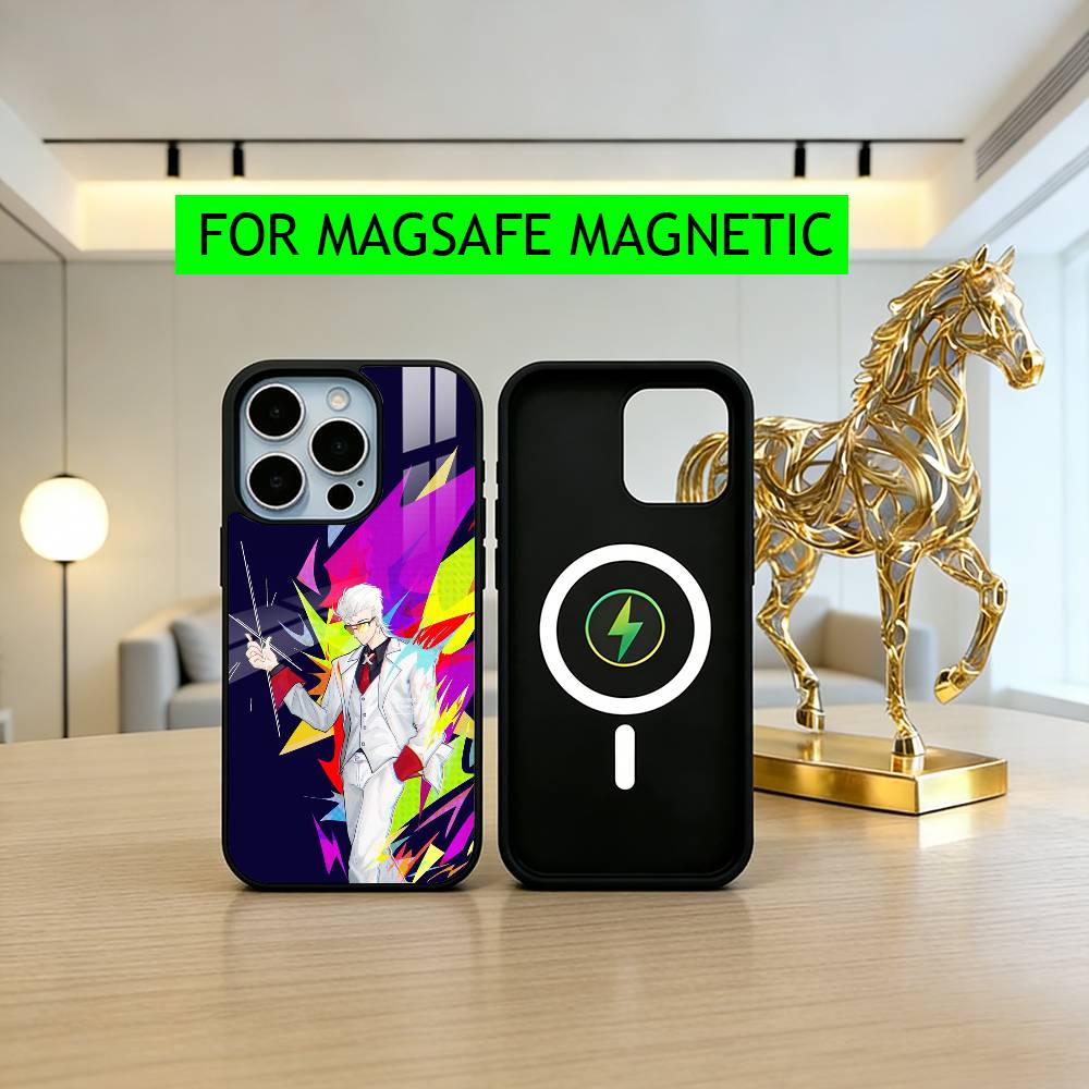 КРУТОЙ МУЖЧИНА Чехол для телефона T-to B-be H-hero X-es Для iPhone17,16,15,14,13,12,11 Plus,Pro Магнитный с Magsafe Беспроводная зарядка