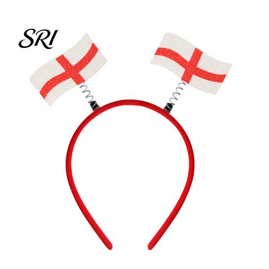Photo Prop Headband Football for Women Men Soccer Cheering National Flag Eye-catching Party Headwear Hairband Game Day Accessories Sports Fans