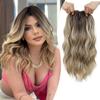 360° Coverage Long Wave Hair Topper Realistic Women Wiglets Topper Curly Hairpiece  Thinning Hair