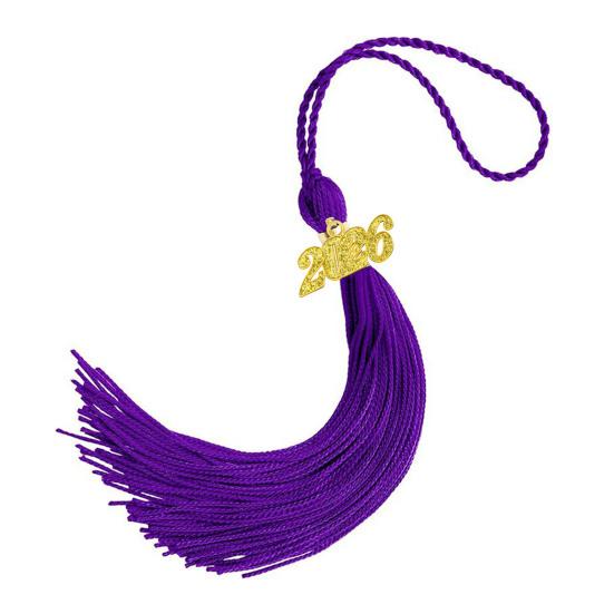 Кисточка для выпускного 2026 года 16" Кисточка для выпускной шляпы Шарм-подвески с кисточкой года 2026 для вечеринки, церемонии, аксессуары