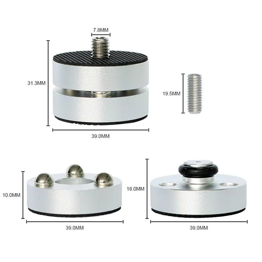 1Pcs Aluminum Magnesium Alloy HiFi Audio Isolation Feet  for Speaker Amplifier DAC