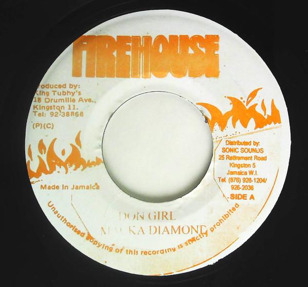7-дюймовая пластинка MACKA DIAMOND - Don Girl NONE Firehouse Jamaica Регги, Ска и Даб Б/У