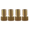 10 Pcs Bicycle Valve Conversion Nozzle Pump Tool FR To US Valve Converter