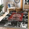 Cristiano Ronaldo's Trophy Showcase Floor Mat Design for Dining Room Hallway Playrooms Living Rooms Anti-slip Rug Decorate Offices