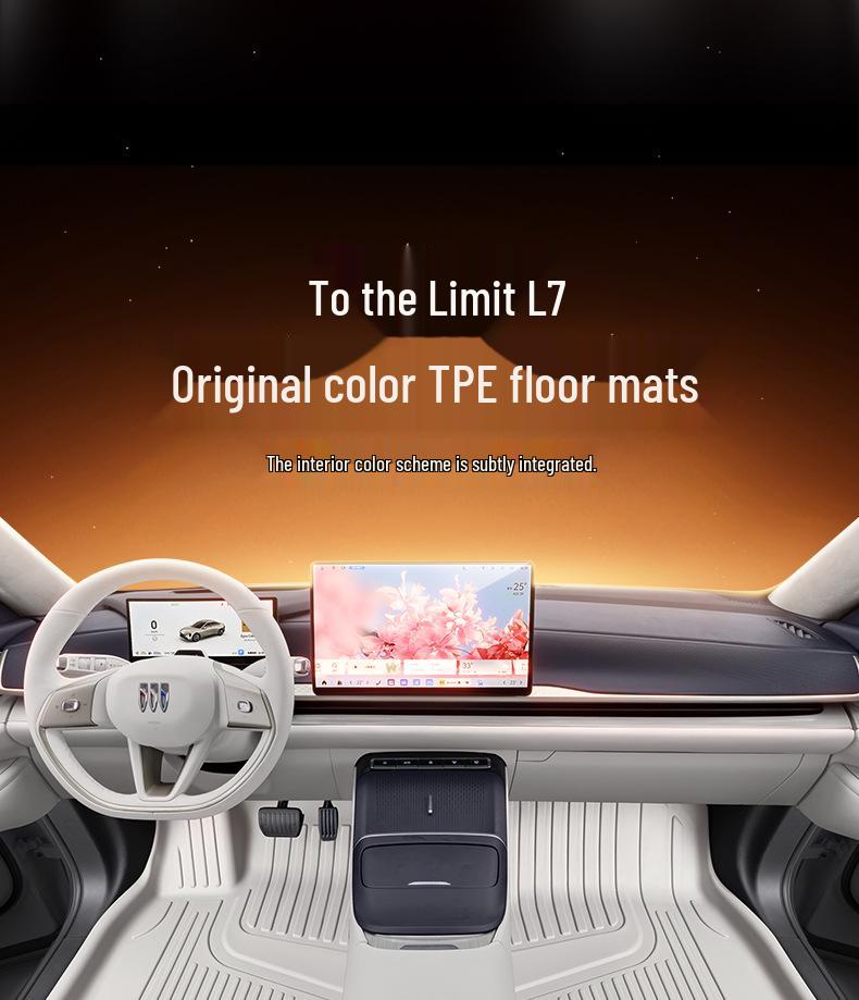 Buick Zhi Jing L7 TPE Floor Mats – 5-Seater Car Interior Accessories