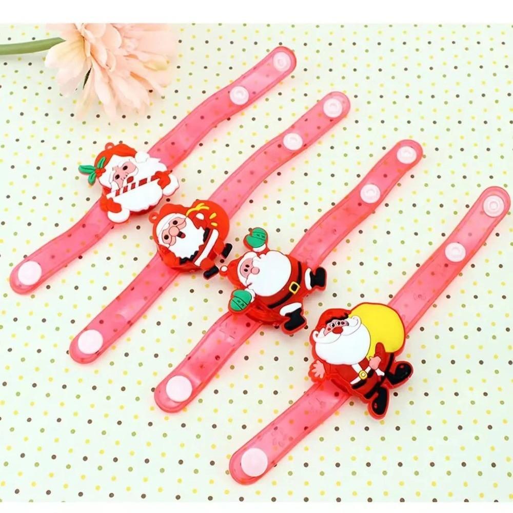 3PCS Plastic Glowing Bracelets Adjustable Glowing Wristbands Funny Childrens Toys Kindergarten Gift