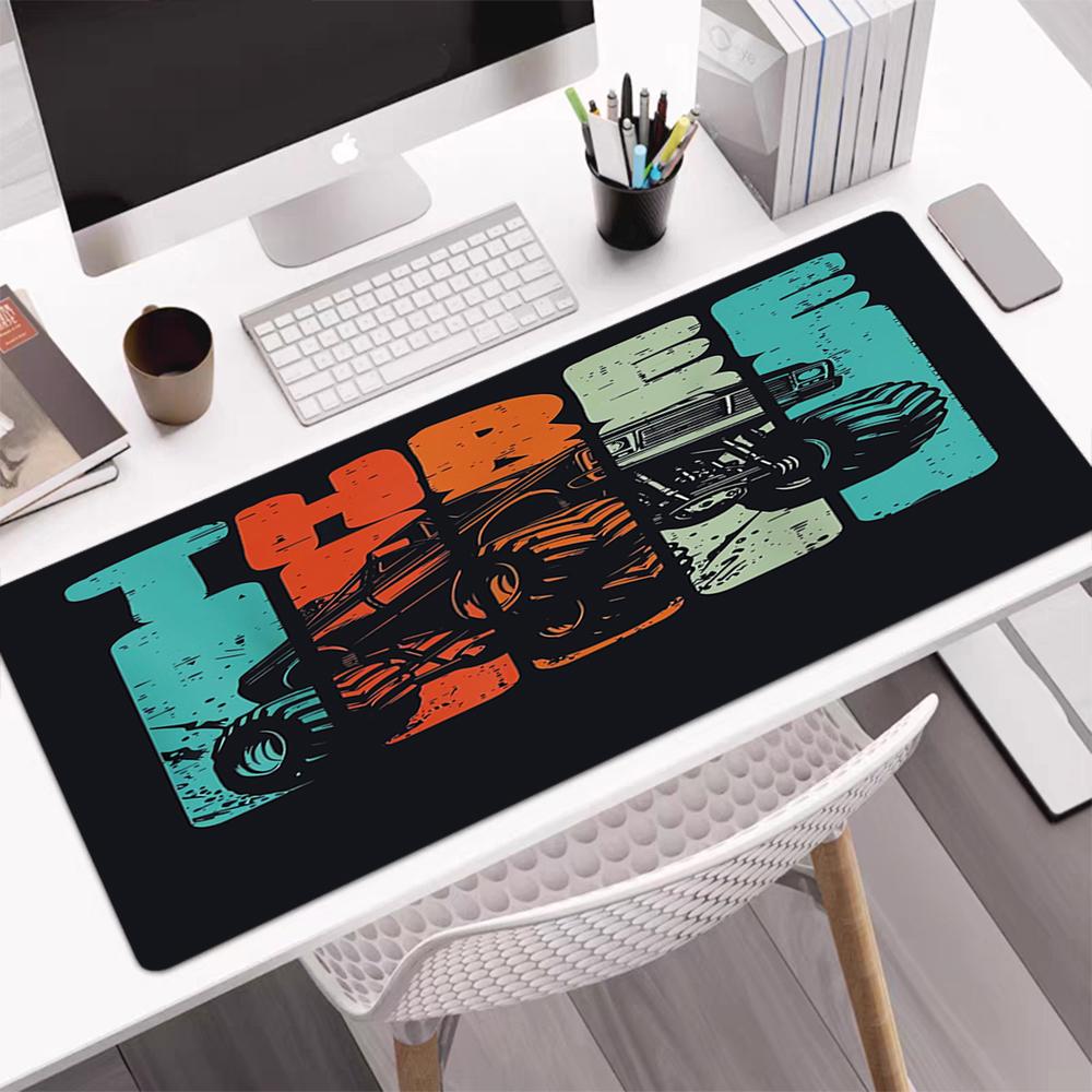 Truck Theme Mouse Pad, Non Slip Rubber Base, Multifunctional Office & Home Decor, Perfect for Workspace Personalization.