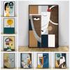 Modern Abstract Picasso Figure Canvas Painting Splice Face Geometric Posters Prints Wall Art Picture Living Room Home Decoration No Frame