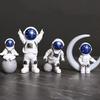 4 Pcs Astronaut Figure Statue Figurine Spaceman Sculpture Educational Toy Desktop Home Decoration Astronaut Model For Kids Gift