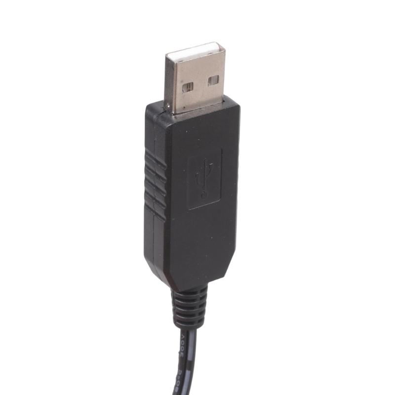 Шнур-преобразователь с питанием от USB 6 В (1 м/2 м) для замены 4 батареек по 1,5 В 2 А, адаптер не требуется, сверление не требуется