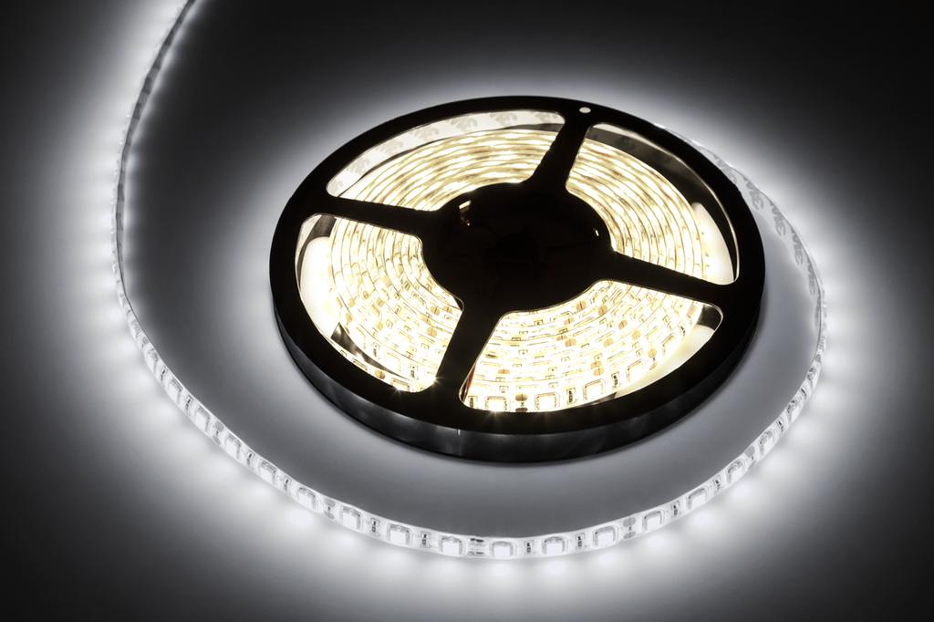LED strip 5m cold white 5050SMD 12V 5.6W Rebel diode string