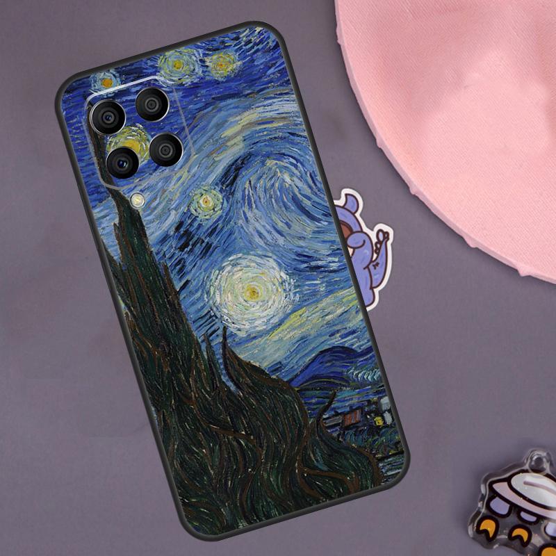 Масляная живопись Ван Гог Чехол Для Samsung Galaxy M23 M33 M53 M13 M12 M32 M52 M55 M14 M34 M54 M20 M51 M21 M30s M31s