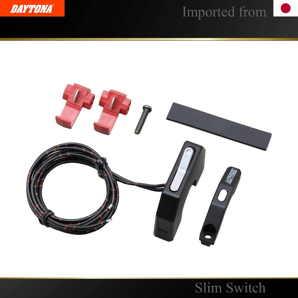 Daytona Motorcycle Switch Handle Clamp for 22.2/25.4 Compatible with 180W Thin Body Slender Switch Flat Seesaw Type 79339