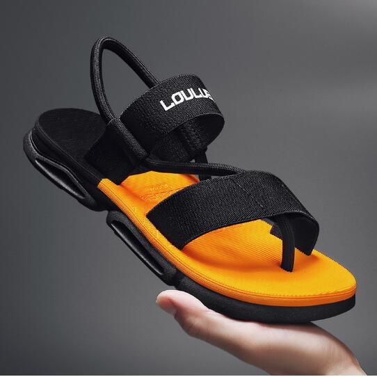 New Men's Sandals Dual Use Summer Men's Style Wear Platform Sandals Trend Beach Sandals Shoes D590