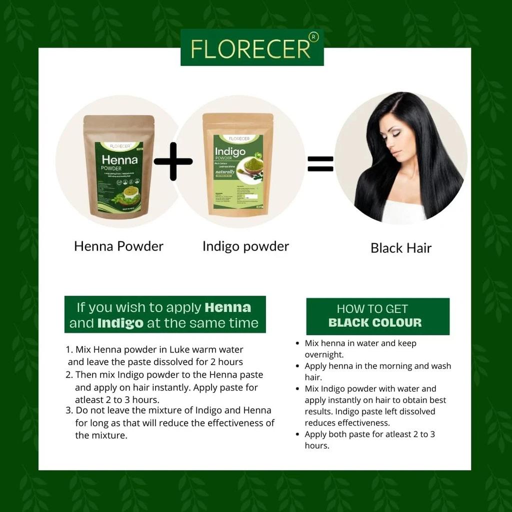Порошок Индиго Florecer, Indigofera Tinctoria 100г