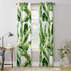 Банановый лист тропические растения листья шторы для окон домашний декор спальня оконные украшения шторы для гостиной