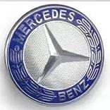 Car Metal 57mm Front Hood Badge Logo For Mercedes Benz AMG W203 W204 W205 W212 W213 GLC GLA GLB A0008171901 Sticker Accessories BP4