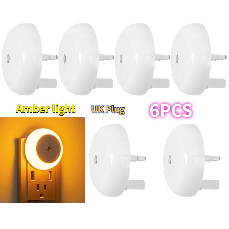 Intelligent Light Control Induction Light, Small Night Light, White Light, Blue Light, Red Light, Warm Light, Amber Light, Smart Home