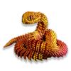New Year Gift 3D Simulation Snake Desktop Ornament Flexible Decompression Toy Stress Relief Surprise for Kids Home Crafts