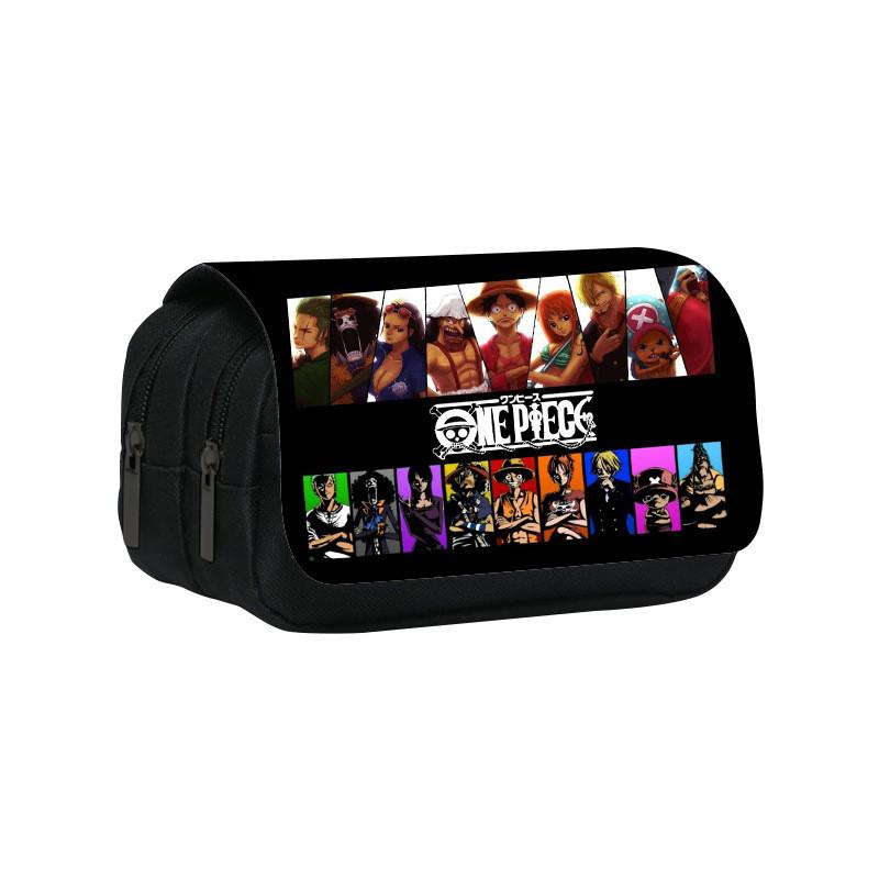 One Piece Large Capacity Double Layer Stationery Bag With Durable Nylon Material