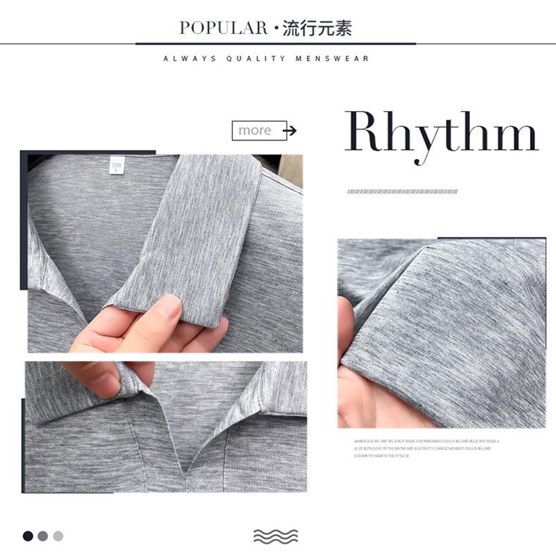 Lyocell Fabric Men's Casual Polo Shirt