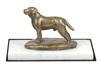 Labrador Retriever - Dog Figurine, Statue On White Marble, Trophy for Dog Show Exhibition