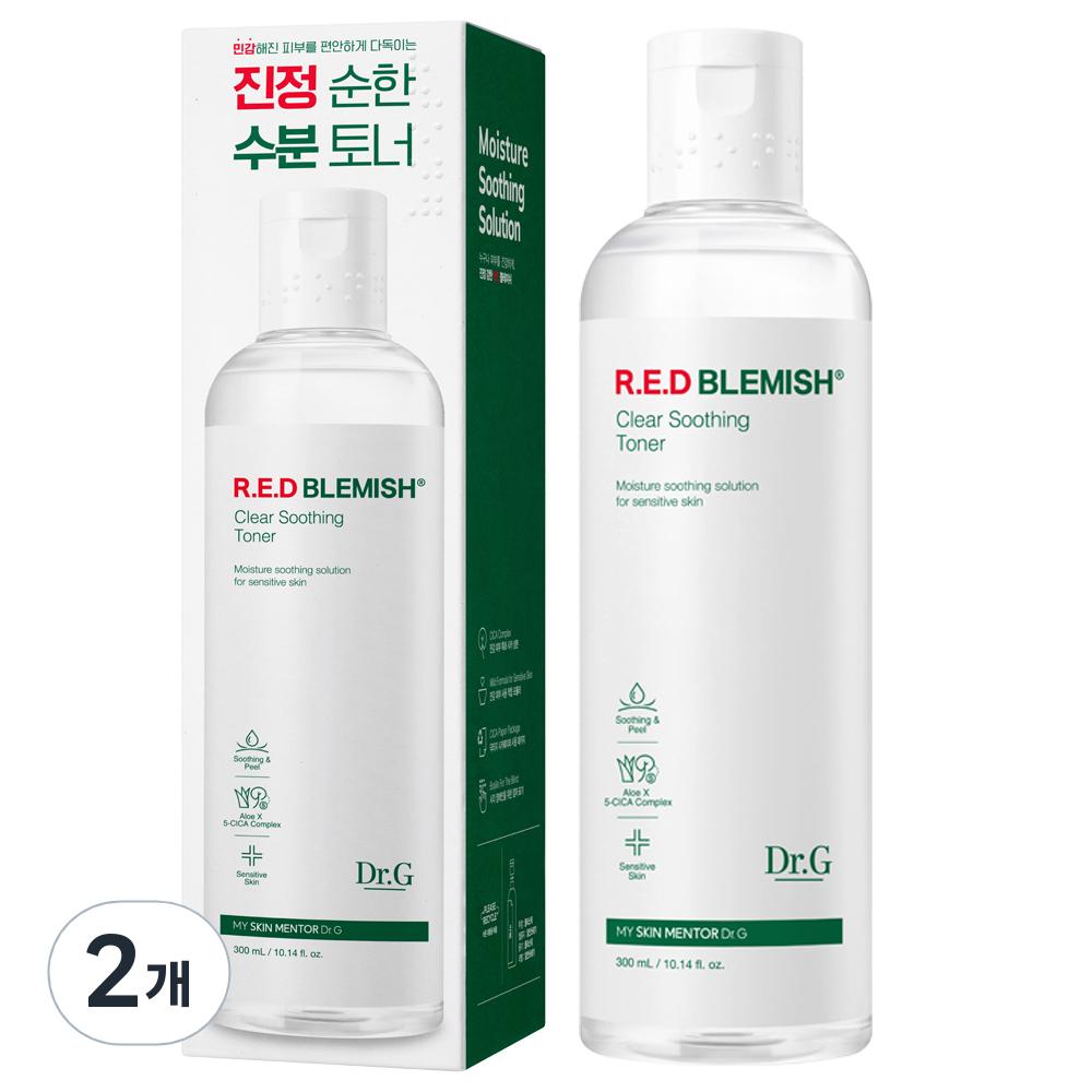Dr.G Red Blemish Clear Soothing Toner, 300ml, 2 Units