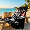 Juventus Customize Your Name Beach Towel High Absorbency & Quick-Dry Suitable for Swimming Gym Camping Yoga Vacation