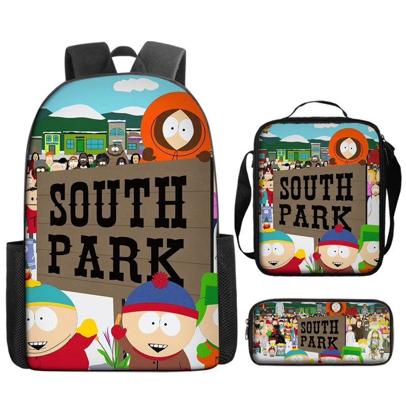 Рюкзак Южный Парк Школьная Сумка Рюкзак Southpark Мультяшный Портфель Пенал