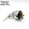 For Tractor Engine Start Ignition Switch 4-Terminal Ignition OEM 38180-31800 Metal And Plastic Build Secure Fit Design