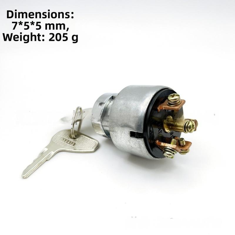 For Tractor Engine Start Ignition Switch 4-Terminal Ignition OEM 38180-31800 Metal And Plastic Build Secure Fit Design