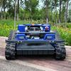 CE EPA All Terrain Crawler Remote Control Lawn Mower Road Side Slope Grass Trimmer Machine