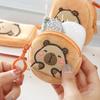 Cute Cartoon Plush Coin Purse Mini Soft Cute Guinea Pig Coin Storage Bag Student Portable Headphone Bag