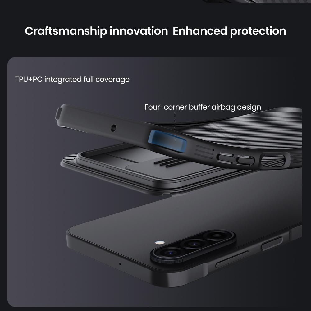 Чехол Nillkin для Samsung Galaxy A17 5G, Чехол CamShield Pro со шторкой для защиты объектива камеры, Ультратонкий Жесткий ПК Защитный Чехол для Телефона