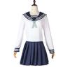 Amanai Riko Косплей Костюм Дзюдзюцу Кайсен Косплей Костюм Аниме JK Униформа Парик Костюм Хэллоуин Женщины Девушка