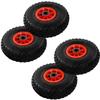 Wheel for Hand Truck - vidaXL - 3.00-4 - Durable Rubber - 4 Pieces - Load 100 Kg
