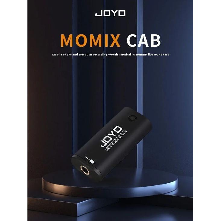New JOYO MOMIX CAB Portable Pocket USB Sound Card Guitar Headphone Recording Live Streaming Plug and Play Mini Audio Mixer