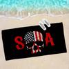 Son Of Anarchy American Bath Towel Microfiber Soft Water Absorbing Breathable For Girl Kids Decorative Cartoon Beach Towel