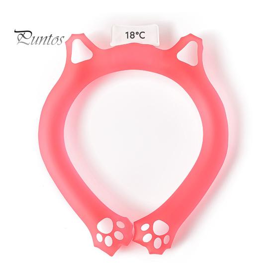 Летняя охлаждающая трубка для шеи Носимый охладитель для шеи Легкое многоразовое ледяное кольцо На открытом воздухе Предотвращение теплового удара Портативный воротник с обертыванием на шею