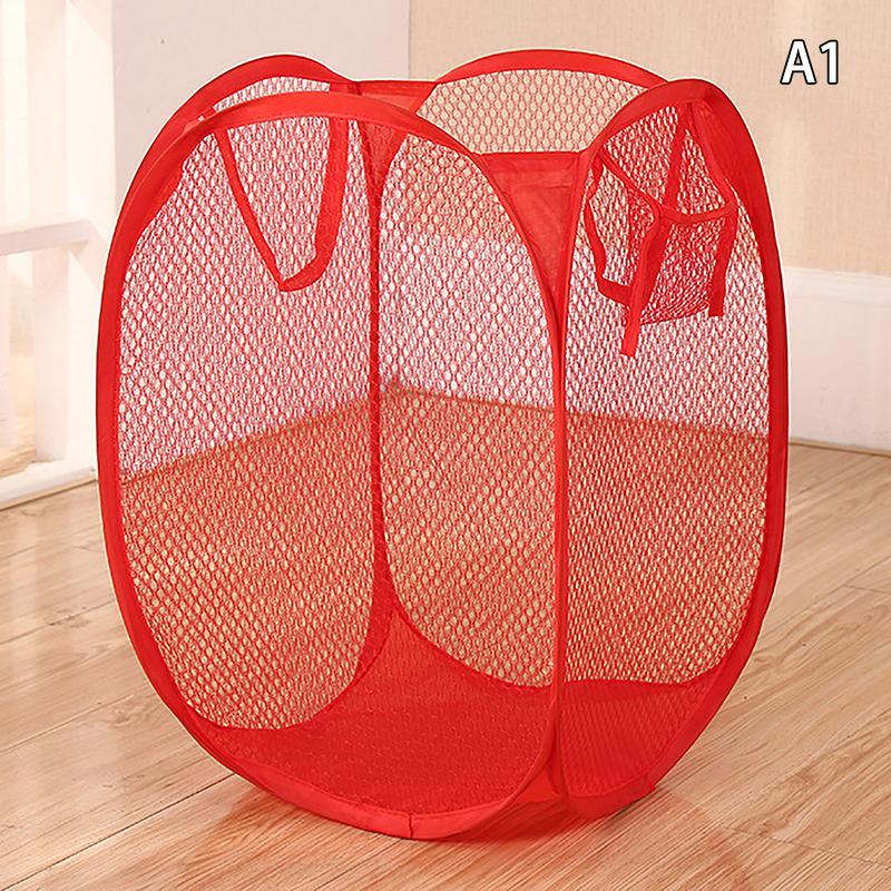Складная грязная одежда сортировочная корзина для белья сетчатый мешок для ванной комнаты каркасное ведро органайзеры для белья сумка для хранения
