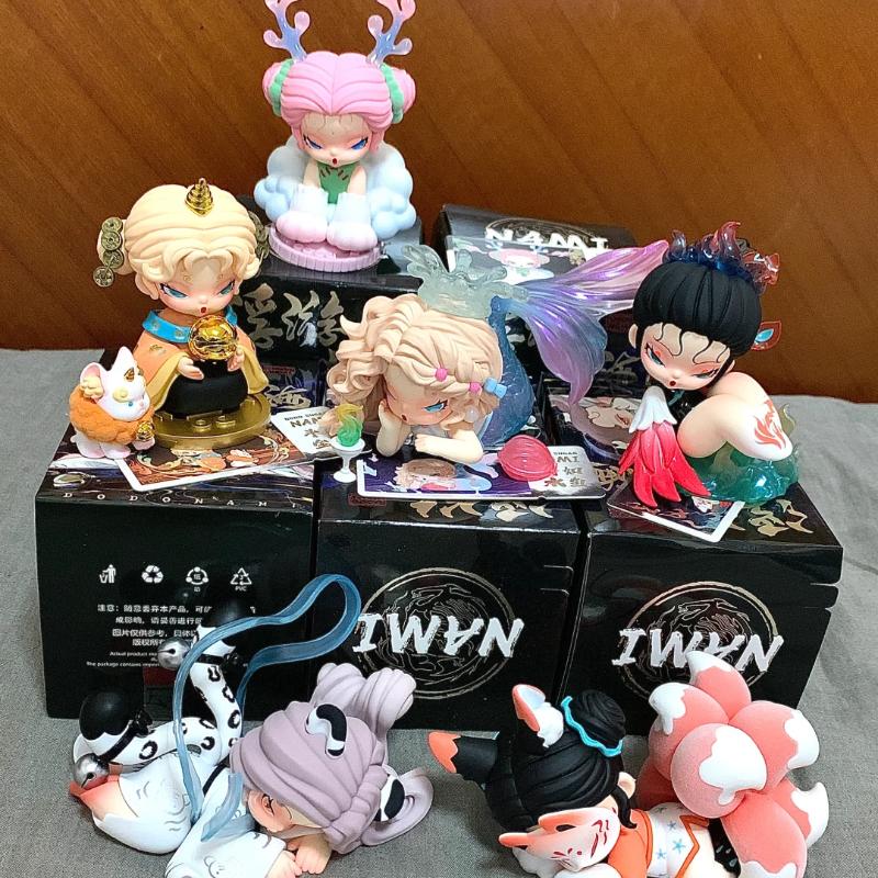 Оригинальная серия Dodo Nami 'Плавающие горы и моря' Виниловая слепая коробка Модель Кукла Фигурка Действия Игрушка Украшение Милый Игрушечный Аксессуар