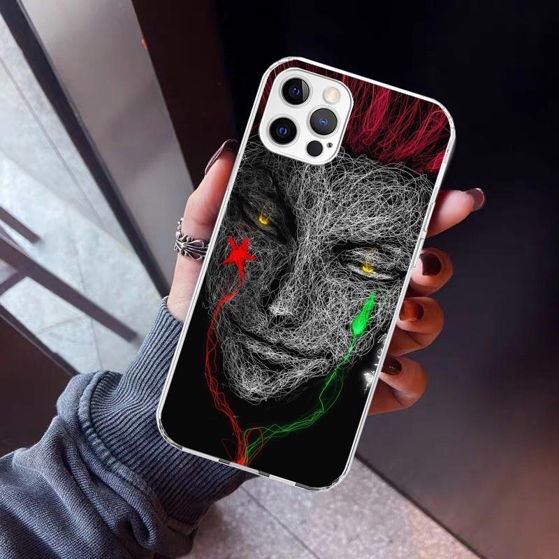 Huner X-Hunters Hisoka Phone Case For iPhone 17 Air 11 13 Mini 14 15 Plus 16 12 Pro Max 16E SE 7 8 Pattern Soft TPU Back Cover