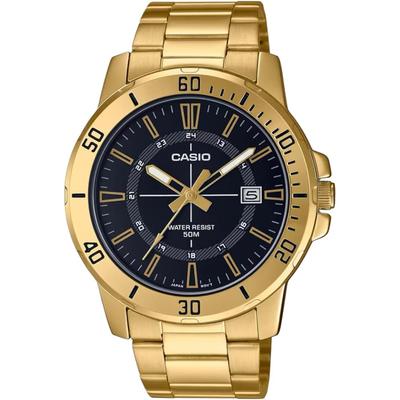 Часы Casio Черно-золотые Браслет одного размера