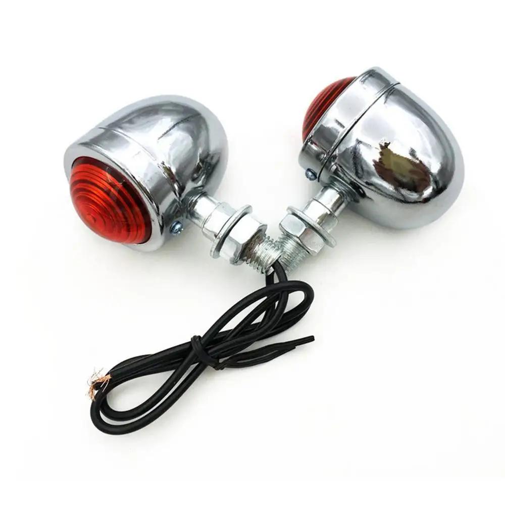 Universal Motorcycle Turn Signal Mini Bullet Flashing Indicator LED Turn Signal Brake Running Light