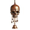 Gothic Skull Wind Chime Weather-proof Indoor Outdoor Garden Patio Metal Vintage Skull