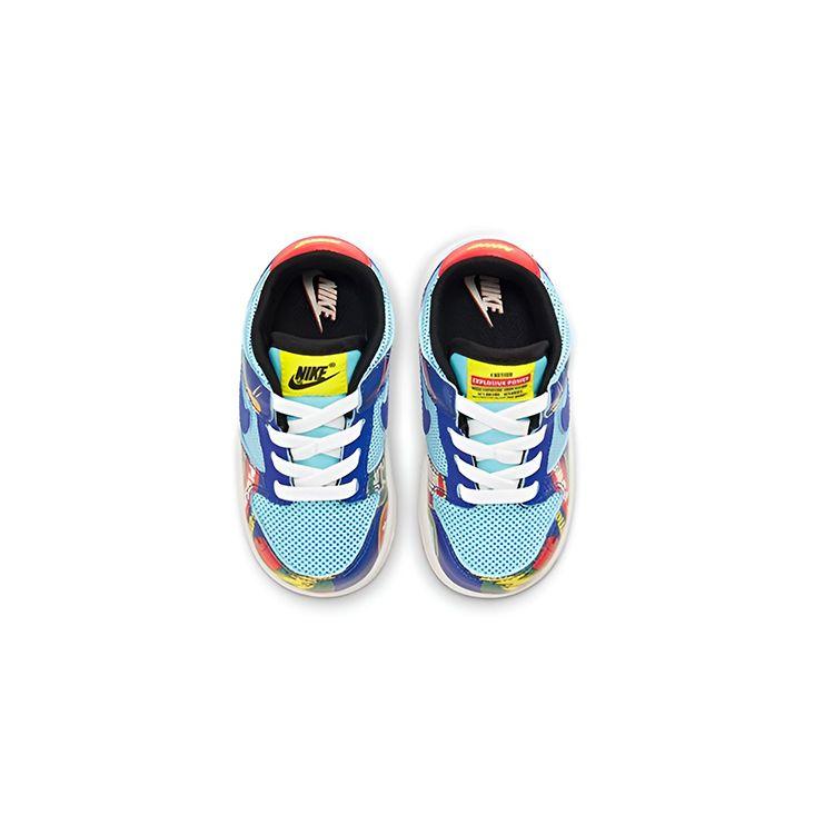 Nike Dunk Low BT Chinese New Year — Детские кроссовки Firecracker Red Copa Hyper-Blue DD8480-446