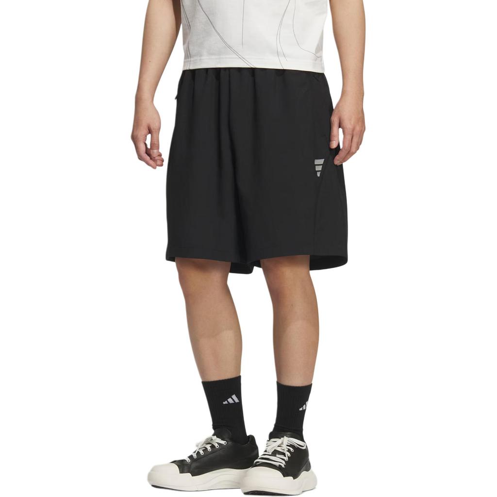 Adidas Fosclimacool Ss25 Вязаные Свободные Модные Быстросохнущие Спортивные Повседневные Шорты Мужские Шорты KC6069