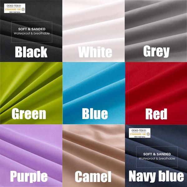 100% водонепроницаемая хлопковая простыня с резинками. Нескользящие регулируемые наматрасники для односпальной двуспальной кровати размера «king-size», 150/180/200 см.